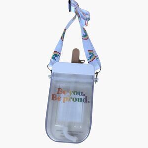 Gay Pride Apparel Popsicle Sipper Water Bottle Rainbow Strap 12 Oz